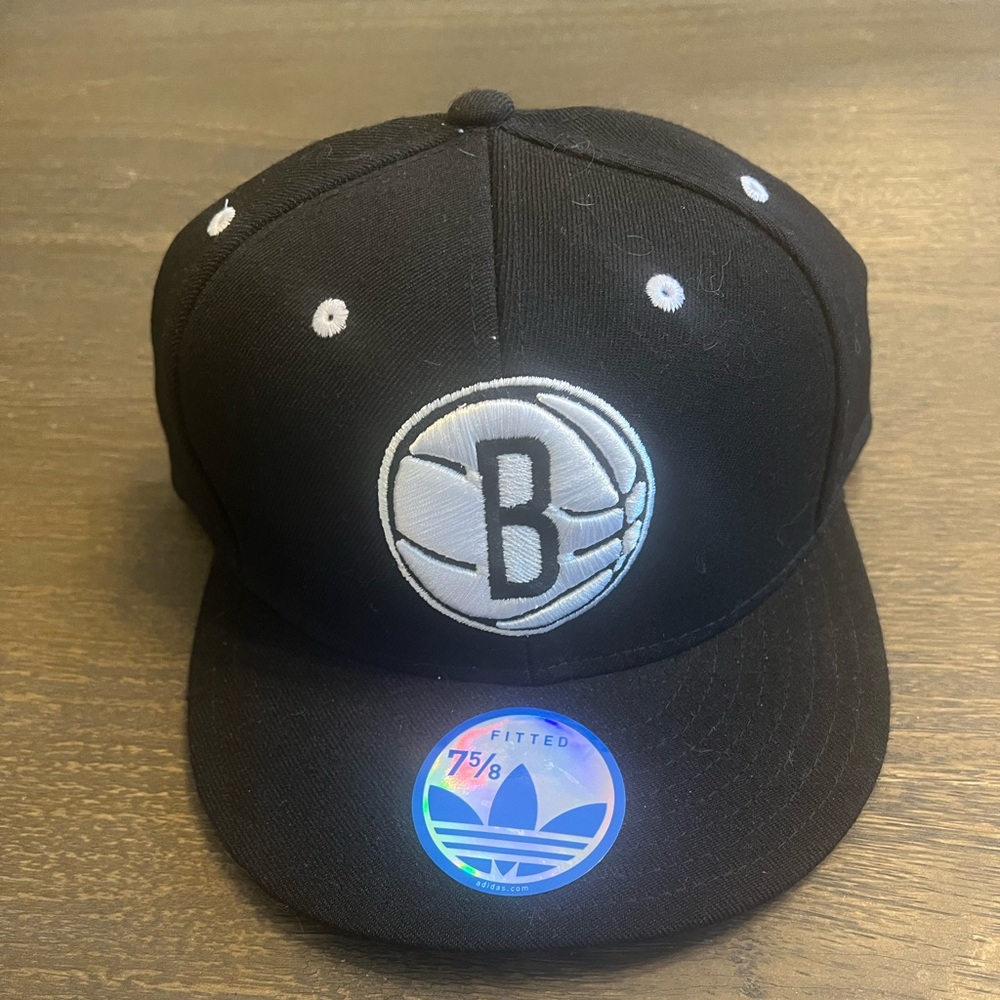 7 5/8 Fitted Brooklyn Nets Hat NWT